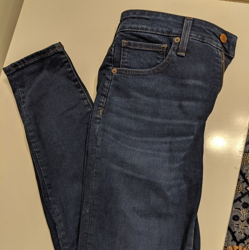 Madewell curvy skinny high rise jeans